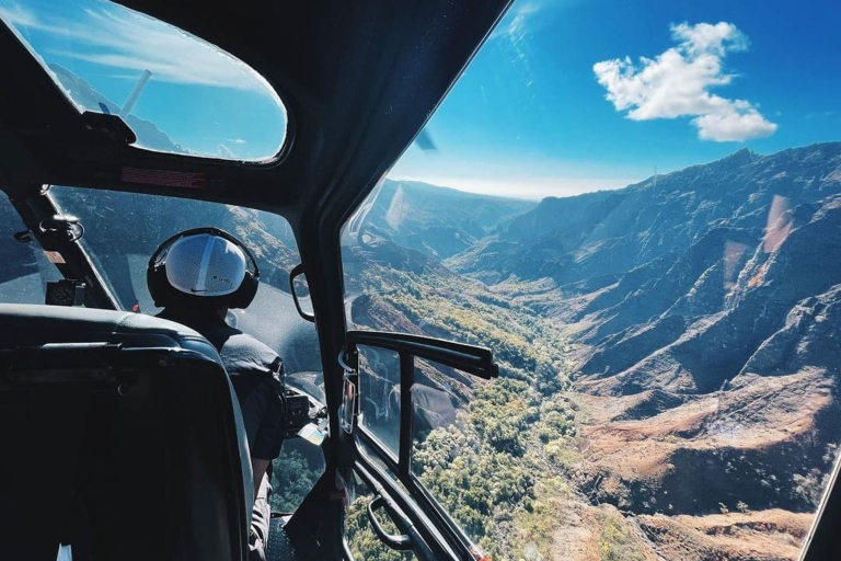 Amazing Kauai Helicopter Tour View From Inside Heli