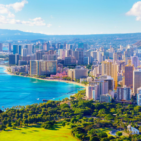 Spectacular View Of Honolulu City Oahu Hawaii Shutterstock