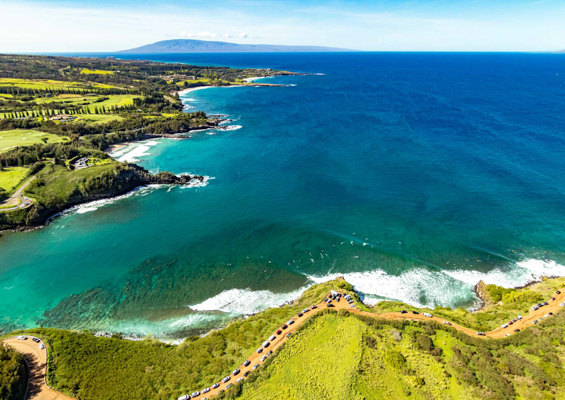 Helicopter Maui West Maui Honolua Bay And Kapalua Coastline