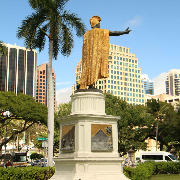Historic Downtown Honolulu Statue